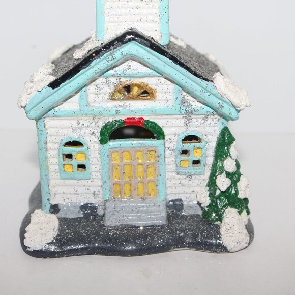 Christmas village church and DOES NOT come with lighted cord - Picture 2 of 8